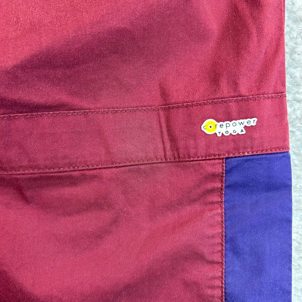 Be Present Agility Yoga Pants Womens Medium Burgundy Purple Corepower Yoga USA - Picture 7 of 10